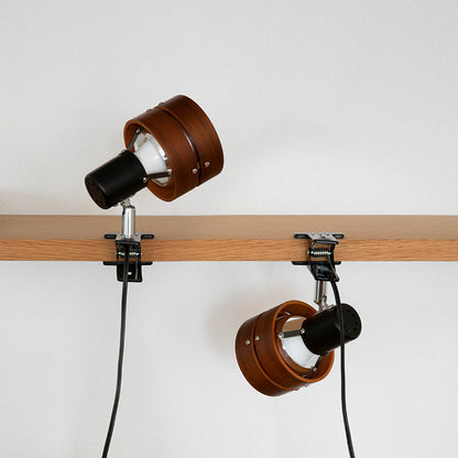 Traditionele Japanse Ronde Clip Houten IJzeren Acryl 1-Licht Tafel Lamp Voor Slaapkamer