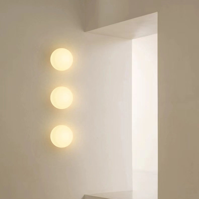 Moderne Minimalistische Orb Glas 1-Lichts Wandlamp Voor Woonkamer