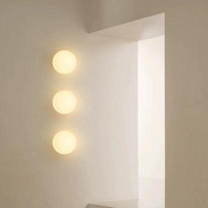 Moderne Minimalistische Orb Glas 1-Lichts Wandlamp Voor Woonkamer