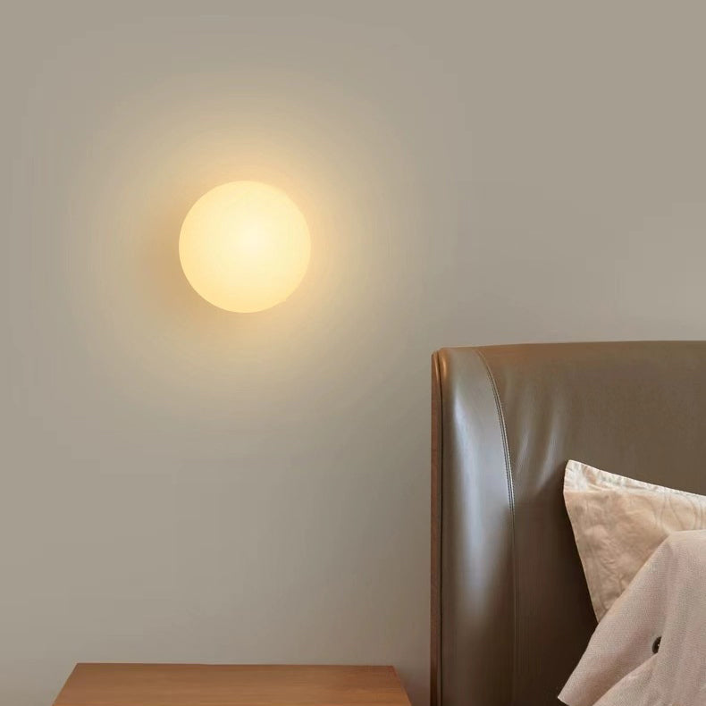 Moderne Minimalistische Orb Glas 1-Lichts Wandlamp Voor Woonkamer