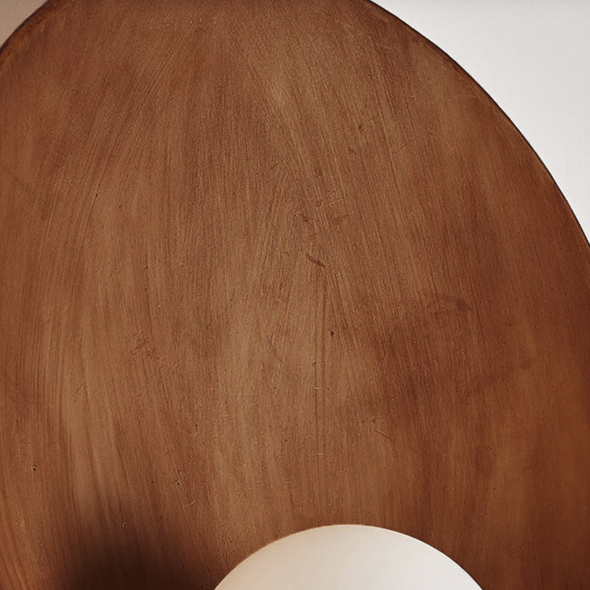 Moderne Minimalistische Ronde IJzeren Hars 1-Licht Wandlamp