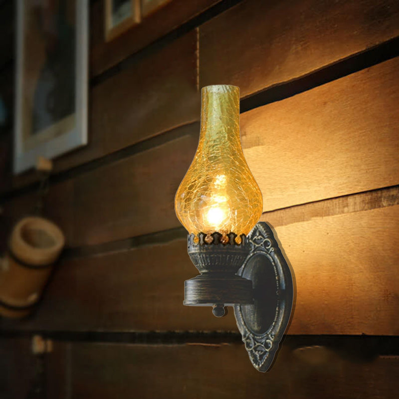 Retro Kerosine 1-Lichts Wandlamp