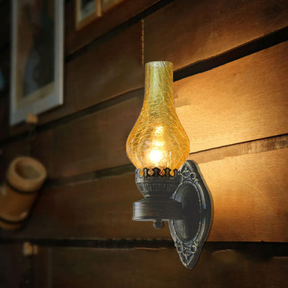 Retro Kerosine 1-Lichts Wandlamp