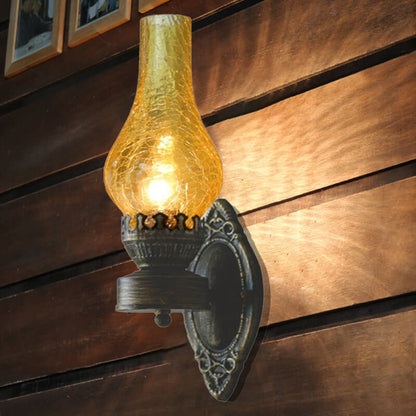 Retro Kerosine 1-Lichts Wandlamp