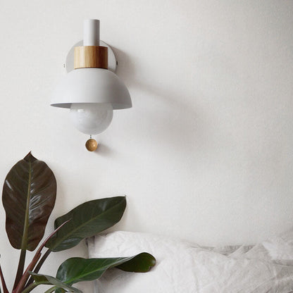 Noordse Macaron Globe 1-Lichts Wandlamp