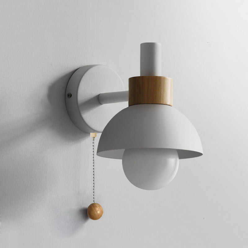 Noordse Macaron Globe 1-Lichts Wandlamp