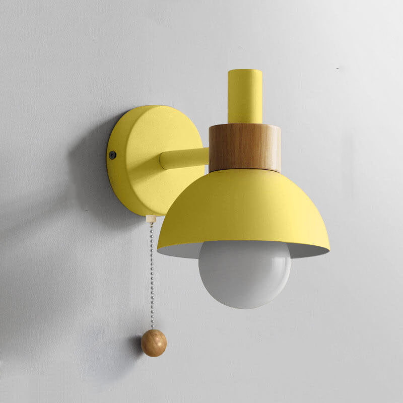 Noordse Macaron Globe 1-Lichts Wandlamp