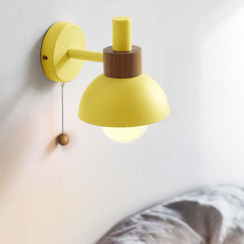Noordse Macaron Globe 1-Lichts Wandlamp