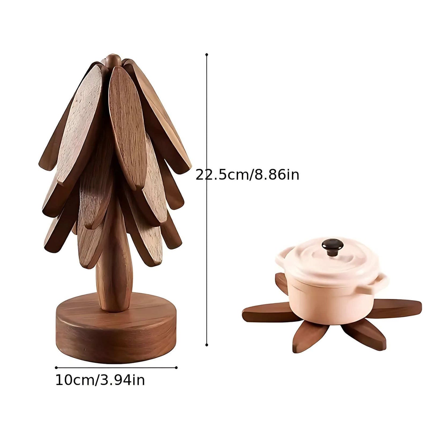 Houten Boom Onderzetter Set