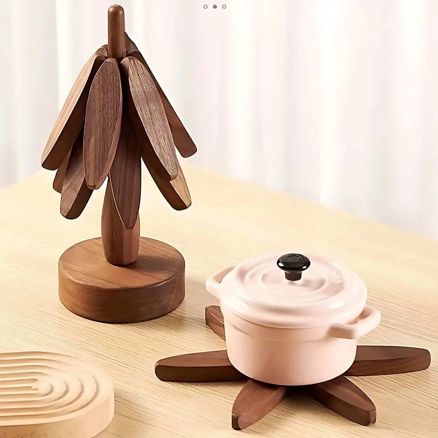 Houten Boom Onderzetter Set