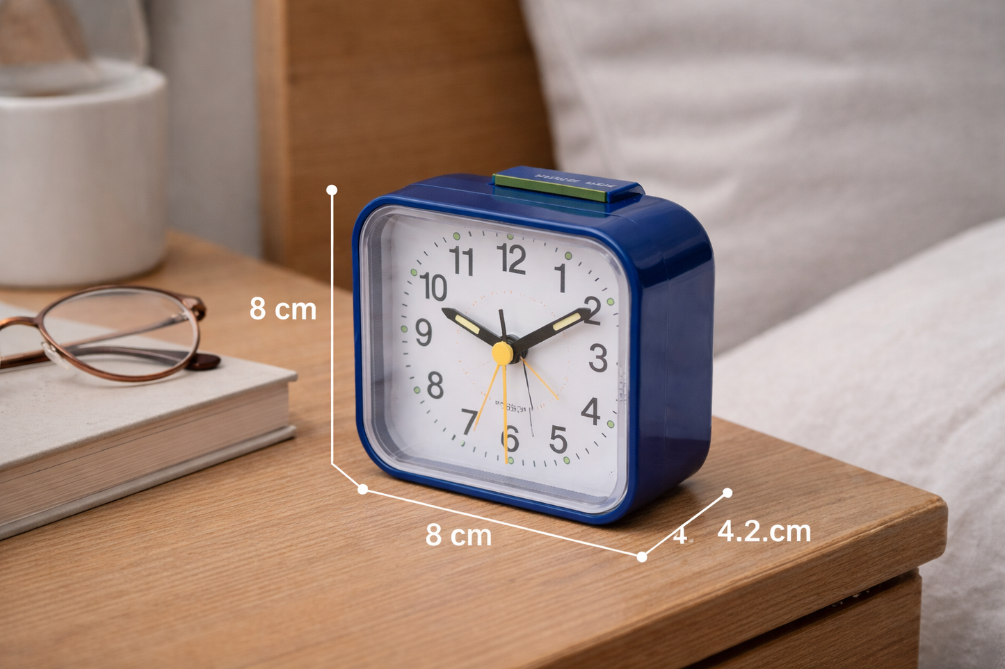 Stille & Vredige Wecker – Niet-Tikkend, Zachte Wake-Up Licht, Snooze Functie
