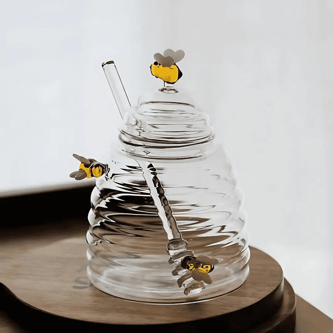 BuzzyBee Glazen Honingpot