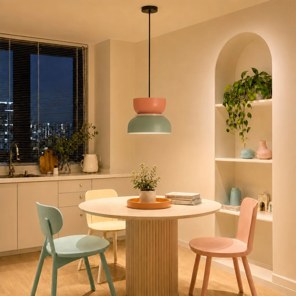 Lucie Kleurblok Nordic Hanglamp