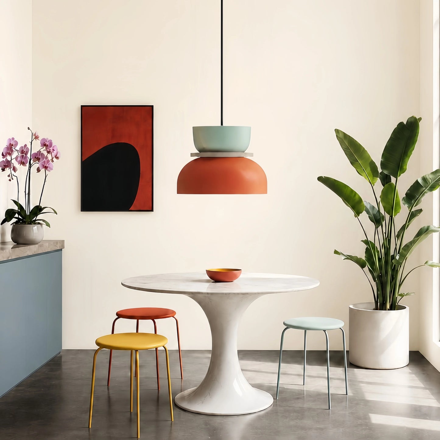 Lucie Kleurblok Nordic Hanglamp
