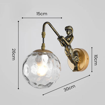 Vintage Rustieke Zeemeermin Orb