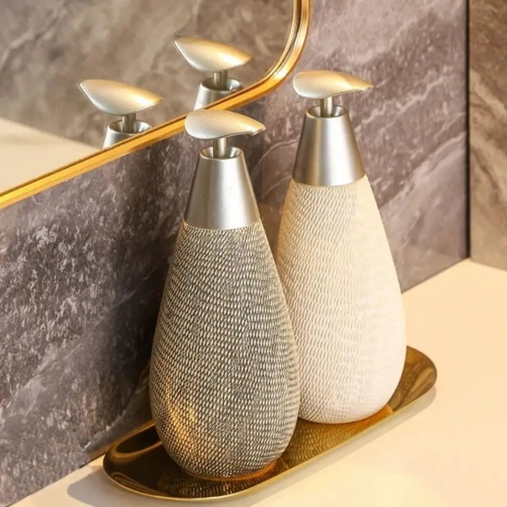 Kenji Keramische Lotion Dispenser – Japanse Retro Badkamer Zeepfles