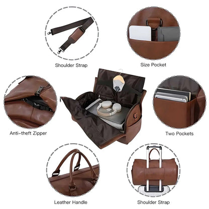 Luxe Leren Duffle Bag