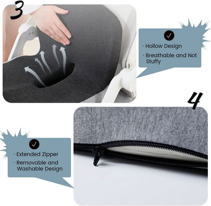 Ergonomisch Zitkussen met Lendensteun