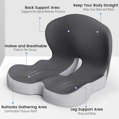 Ergonomisch Zitkussen met Lendensteun