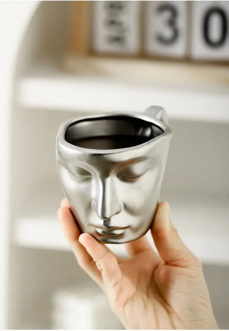 Keramische Kuss Koffiekop en Schotel Set