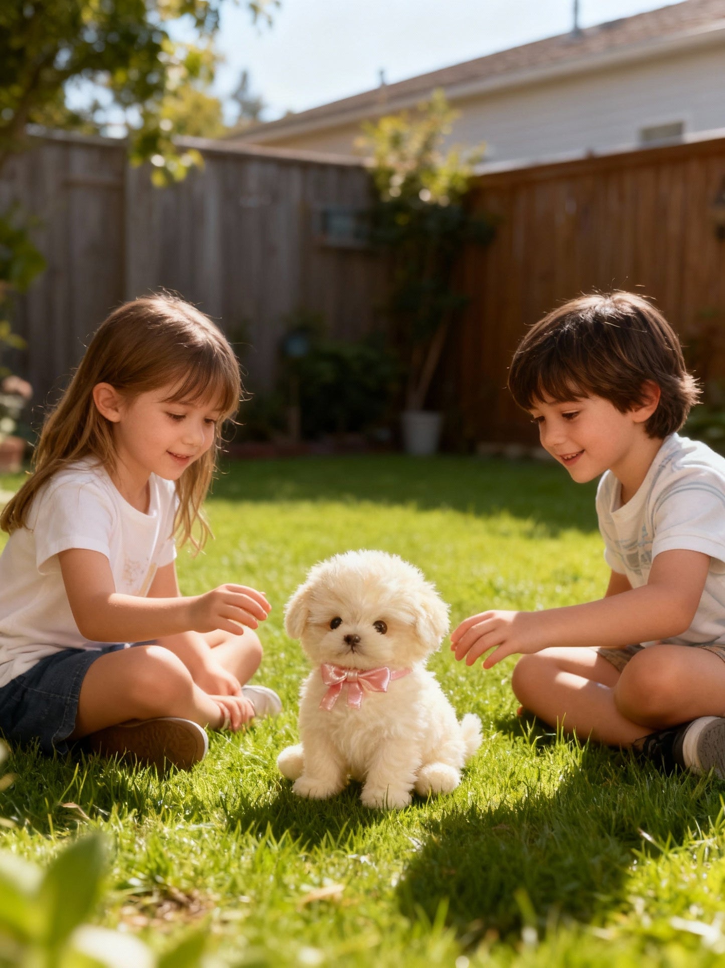 Interactieve Robot Puppy | Loopt, Blaft, Kwispelt | Pluche, Batterij-aangedreven Speelgoed