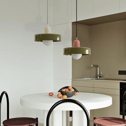 Finan Morandi Glazen Schijf Orb Hanglamp