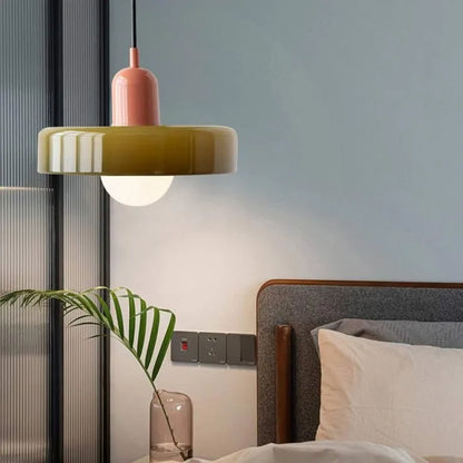 Finan Morandi Glazen Schijf Orb Hanglamp