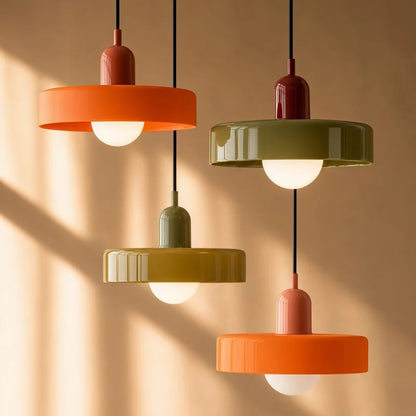 Finan Morandi Glazen Schijf Orb Hanglamp