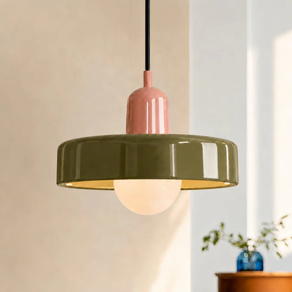 Finan Morandi Glazen Schijf Orb Hanglamp