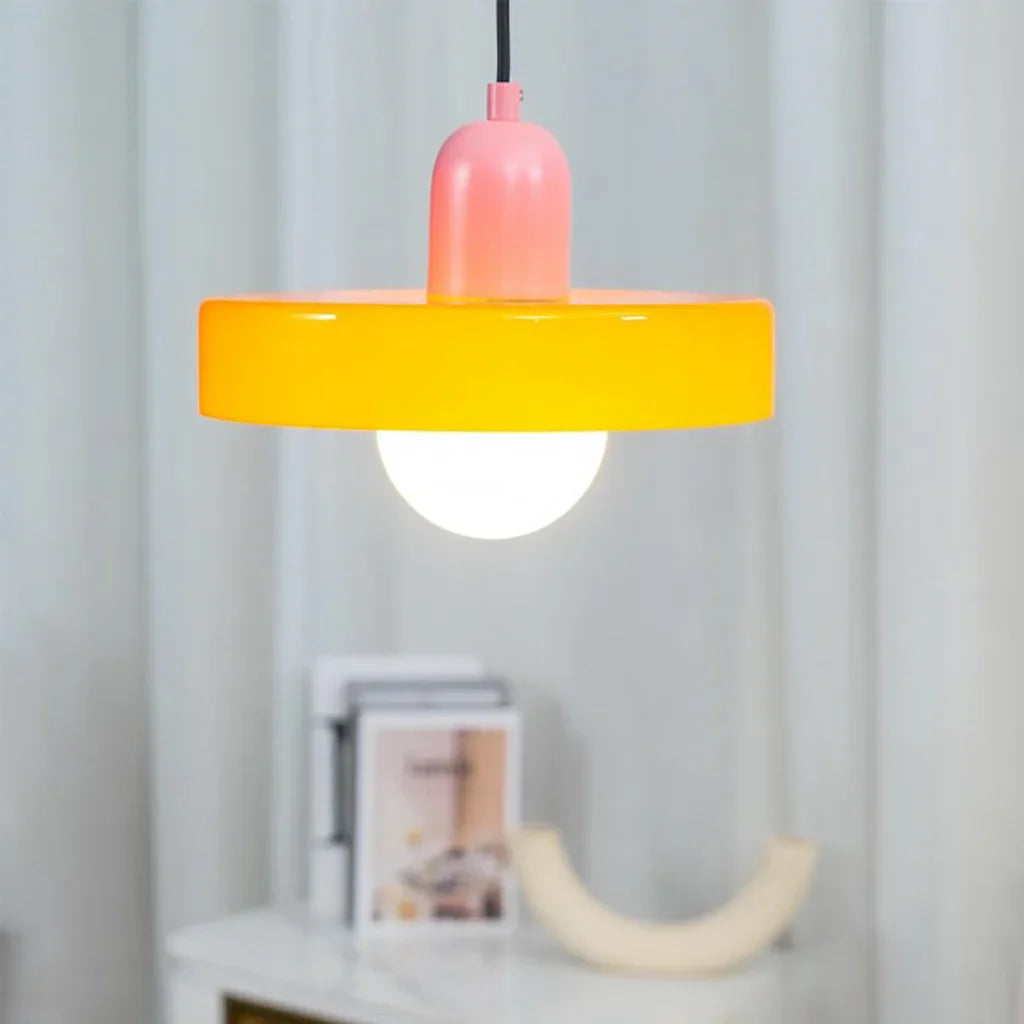 Finan Morandi Glazen Schijf Orb Hanglamp