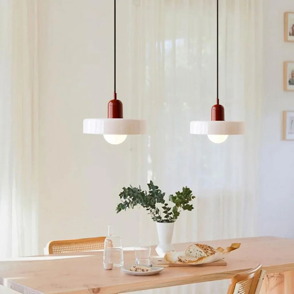 Finan Morandi Glazen Schijf Orb Hanglamp