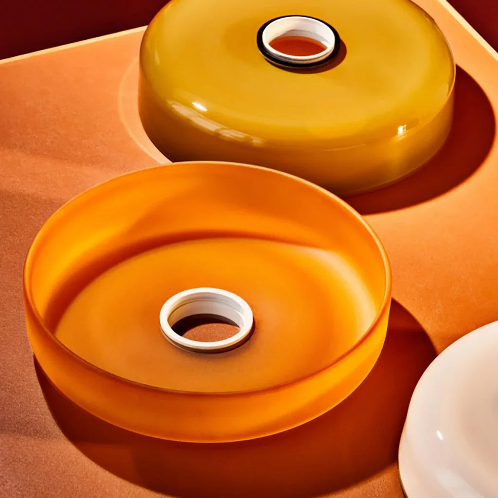Finan Morandi Glazen Schijf Orb Hanglamp
