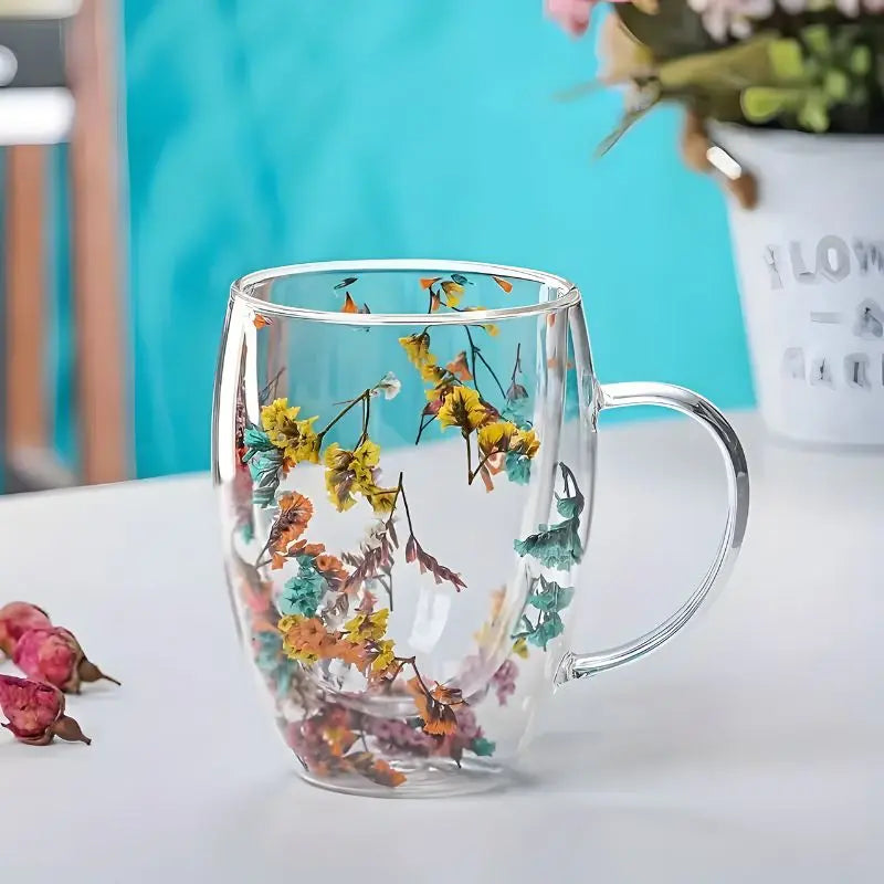 FloralGlow Glas - Mok