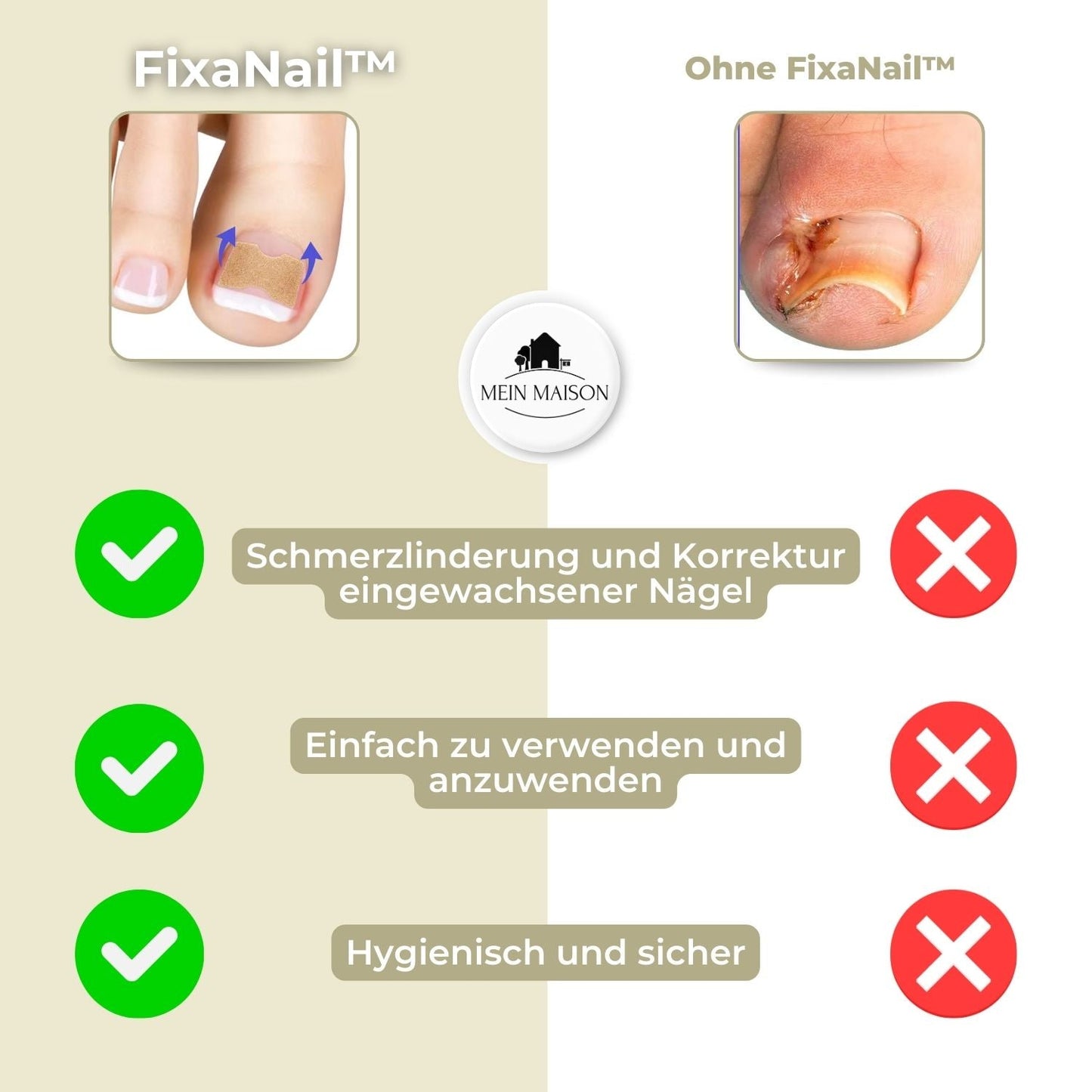10+10 GRATIS | FixaNail - Directe Nagelreparatie