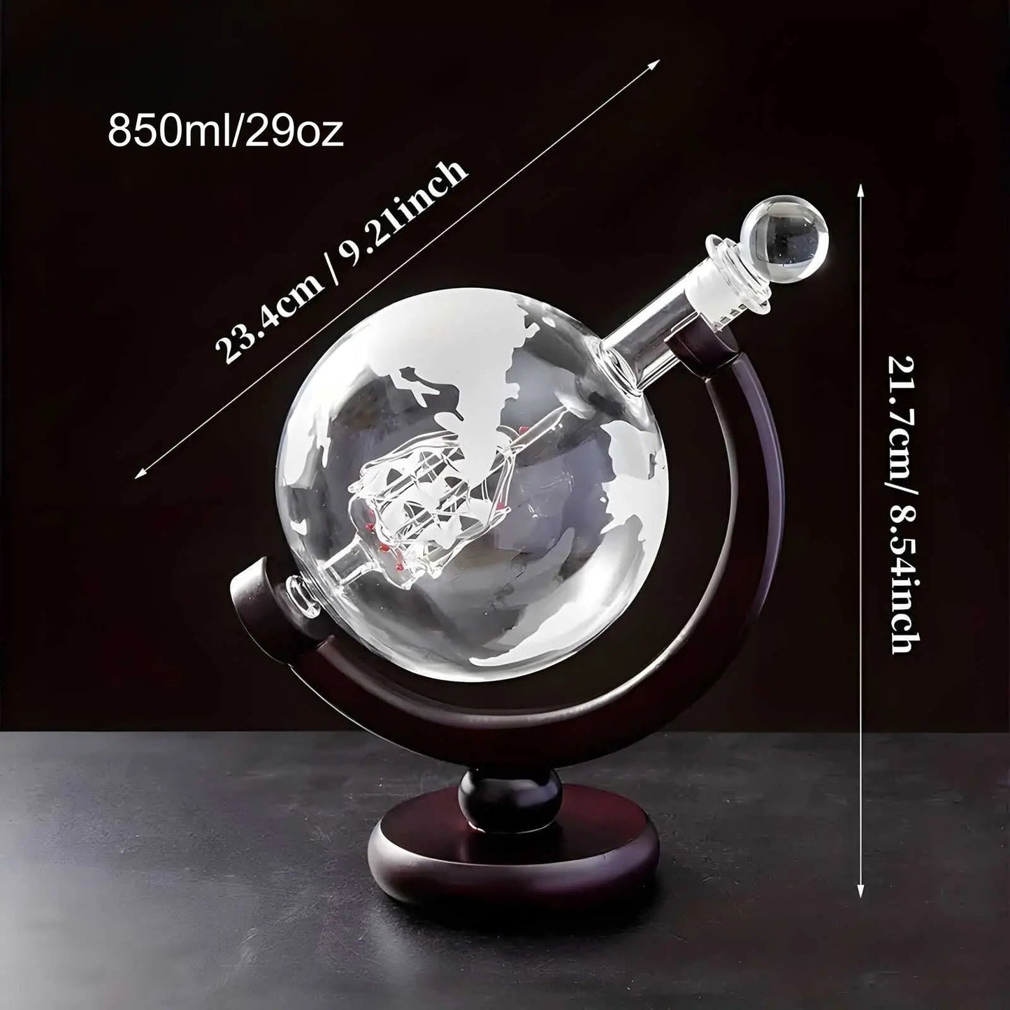 Globe Whiskey Decanteerder 850ml/28.7oz