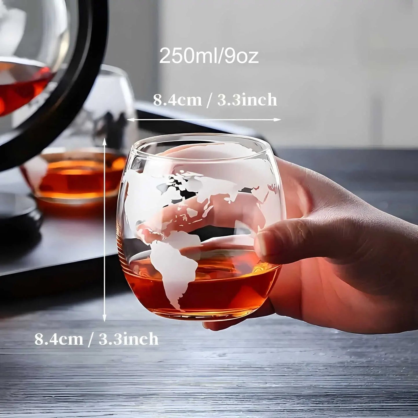 Globe Whiskey Decanteerder 850ml/28.7oz