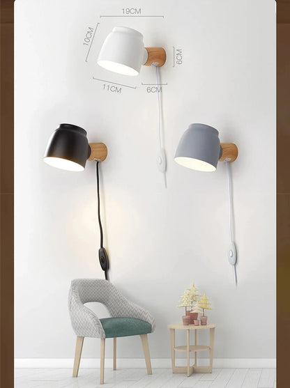 Wandlamp met Stekker