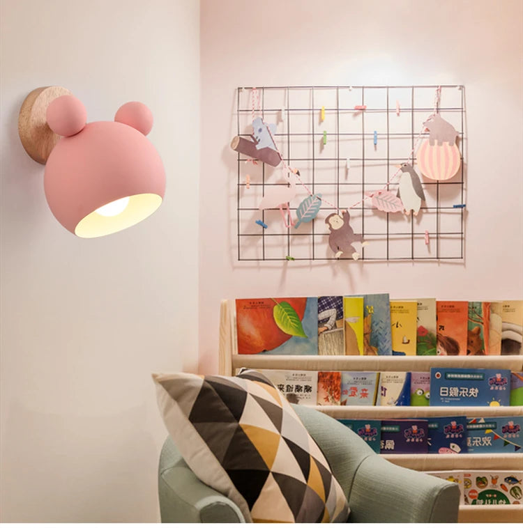 Kleurrijke Mickey Wandlamp