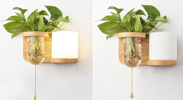 Planten Wandlamp met Sfeer