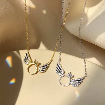 Engelenvleugels Ring Ketting
