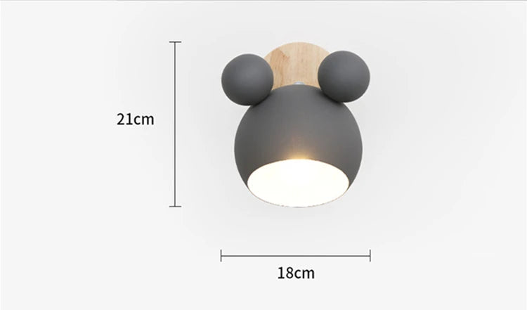 Kleurrijke Mickey Wandlamp