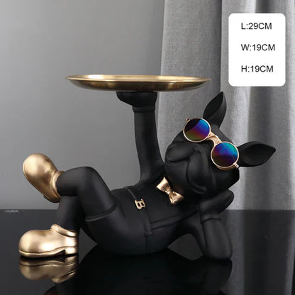 Franse Bulldog Standbeeld