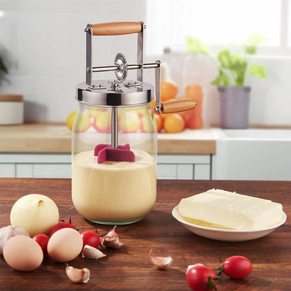Ambachtelijke Mason Jar Boterchurner