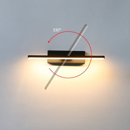 AuroLite Verstelbare LED-Wandlamp | 330° Draaibaar | Modern Design voor Slaapkamer & Woonkamer | Aluminium