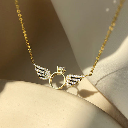 Engelenvleugels Ring Ketting