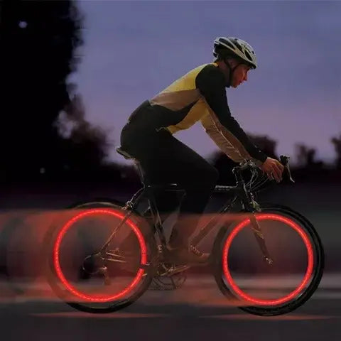 Hoogwaardige fietsventielverlichting met LED – Perfect voor nachtelijke ritten
