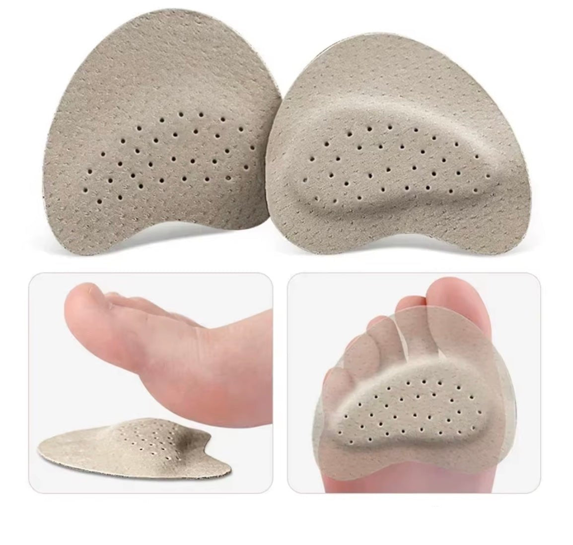 Antislip voetkussens voor sandalen – Pijnverlichting voor vrouwen