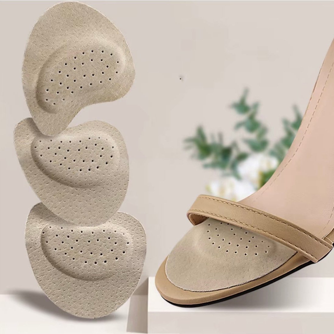 Antislip voetkussens voor sandalen – Pijnverlichting voor vrouwen