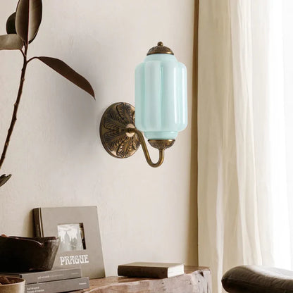Isabella Milk Glass Eloise Wall Sconce
