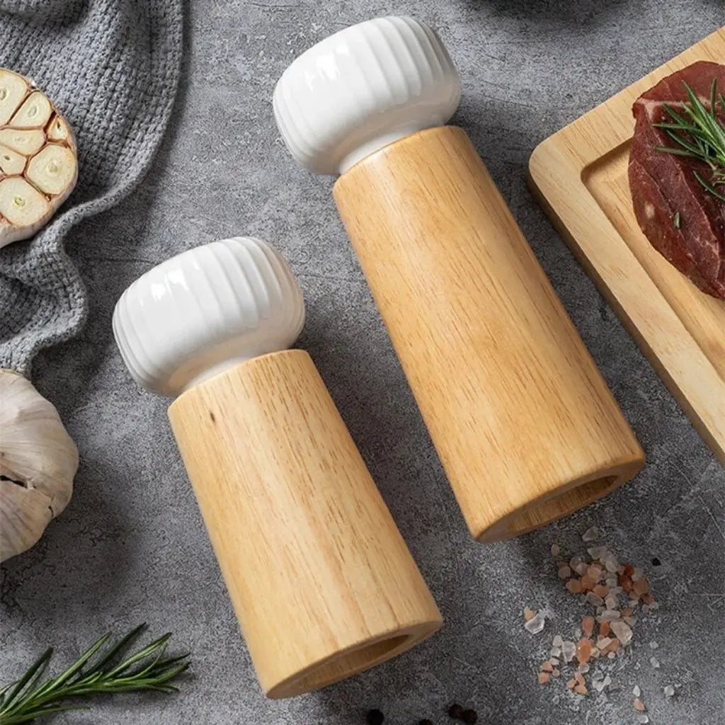 Evelyn Keramische & Houten Pepermaler – Handmatige Specerijenmolen